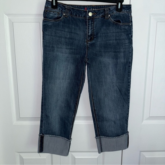 Oso Casuals cropped cuffed Jeans size 10 - Picture 1 of 8